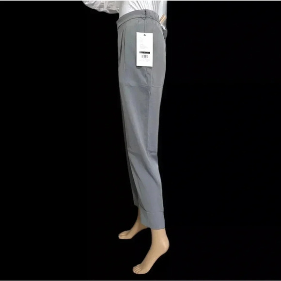 NWT MINISTRY OF SUPPLY Swift Drape Pants Gray Stretch Waist Pockets Zipper 12 - Picture 5 of 12